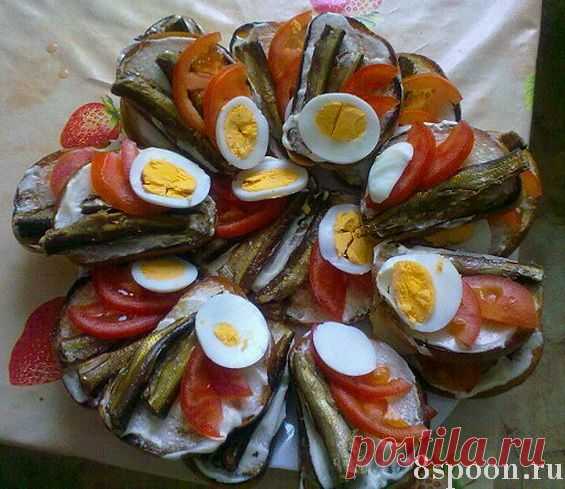 Праздничные бутерброды: вкусные рецепты с фото | 8 Ложек