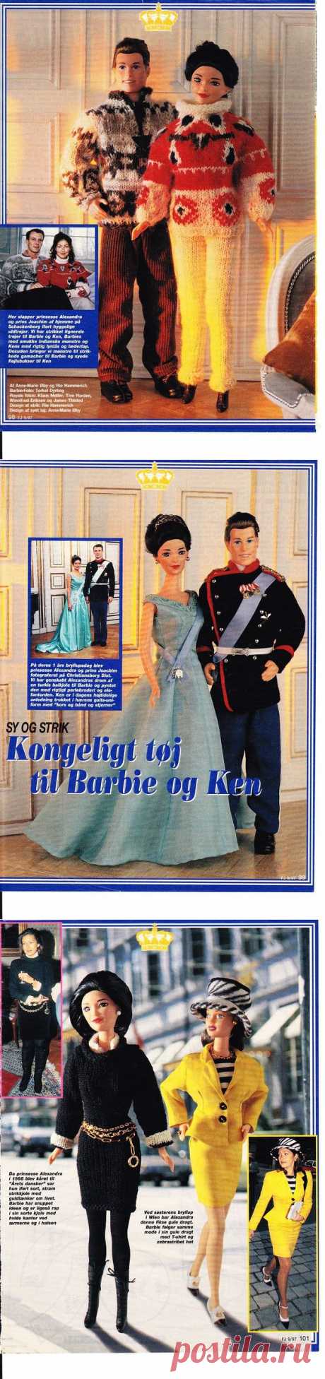 Одежда для Barbie &amp; Ken.Выкройки