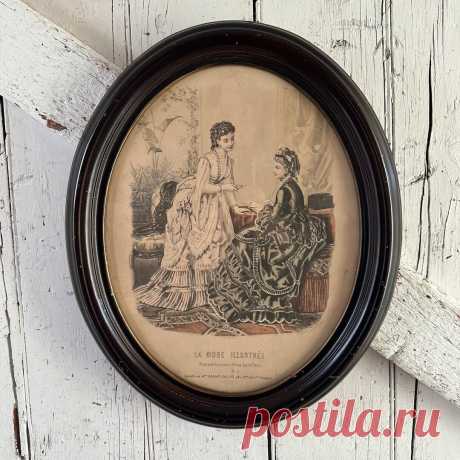 Antique Oval Frame Wooden With Print La Mode Illustree Paris Fashion - Etsy This Wall Hangings item by LititzCarriageHouse has 18 favorites from Etsy shoppers. Ships from Leola, PA. Listed on Mar 27, 2024