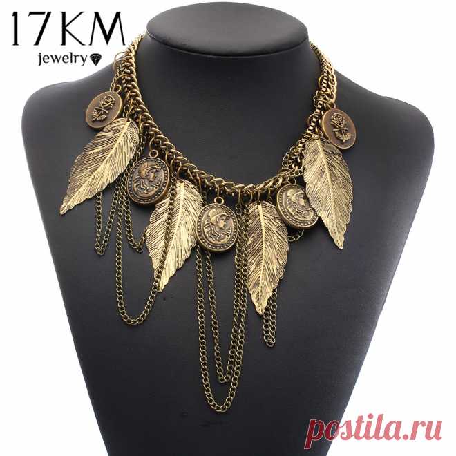 мода обувь для мужчин Picture - More Detailed Picture about 17KM Hot Vintage Gold Color Collier Femme Women Statement Collar Chain Pendant Necklace jewelry Leaves Choker Colar Women Picture in Колье from 17KM Official Store | Aliexpress.com | Alibaba Group