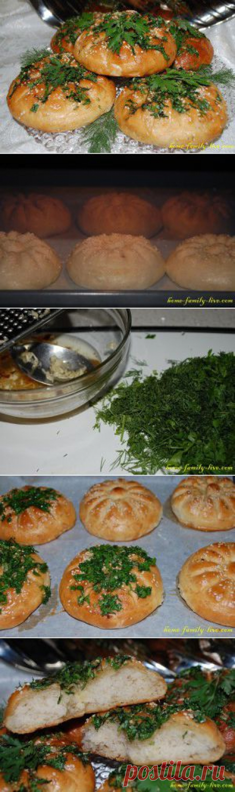 Шанежки - пошаговый рецепт с фото - булочки с чесноком