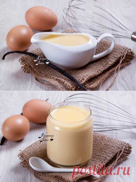 Английский крем (creme anglaise).