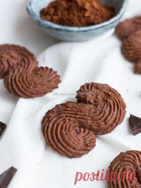 Elena Demyanko: Венское печенье с какао от Пьера Эрме / Pierre Herme's Viennese Chocolate Sables