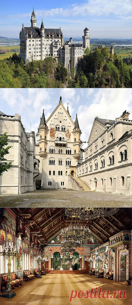 Замок Нойшванштайн в Баварии - Румбур