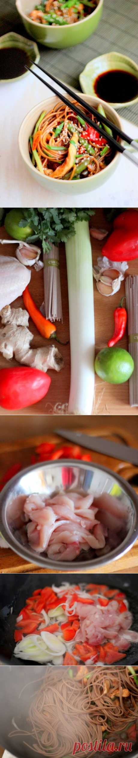Стир-фрай с курицей - пошаговый рецепт с фото - как приготовить - ингредиенты, состав, время приготовления - Леди Mail.Ru