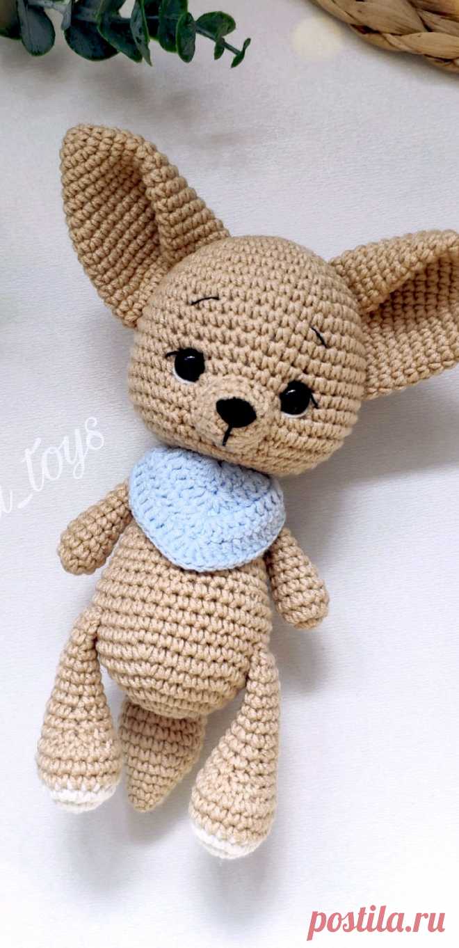 PDF Малыш фенек крючком. FREE crochet pattern; Аmigurumi animal patterns. Амигуруми схемы и описания на русском. Вязаные игрушки и поделки своими руками #amimore - лиса, лисица, лисёнок фенек, лисичка.