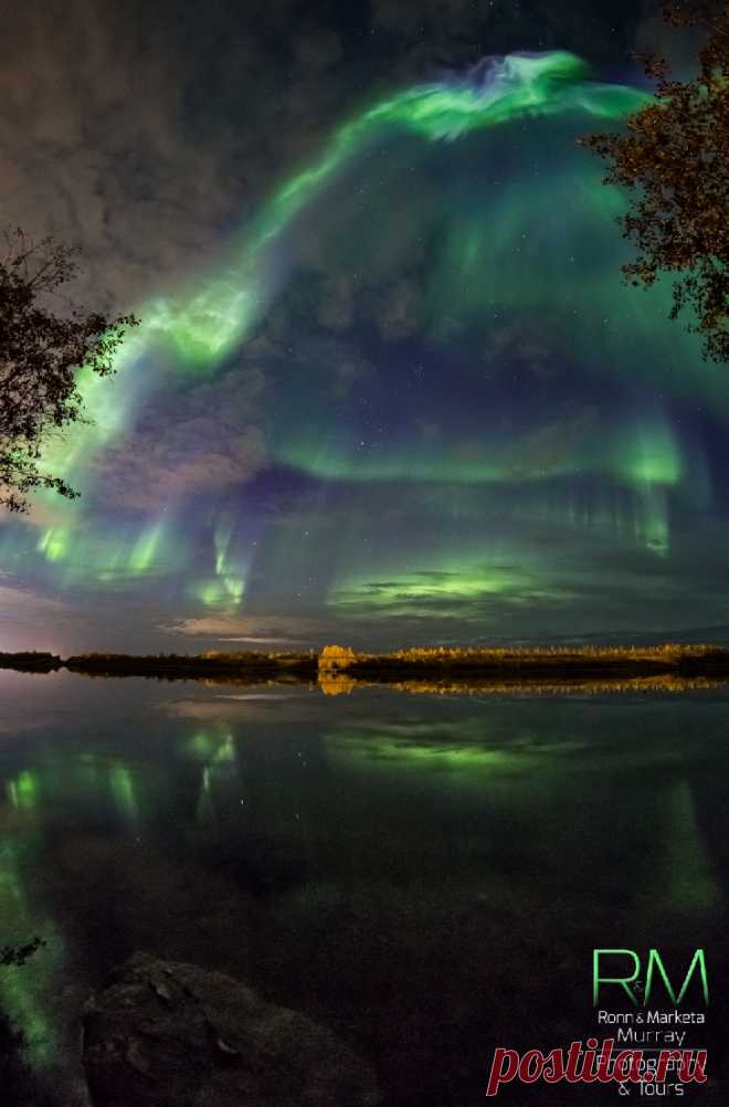 Kevin — just–space: Aurora Borealis over Alaska, USA,...