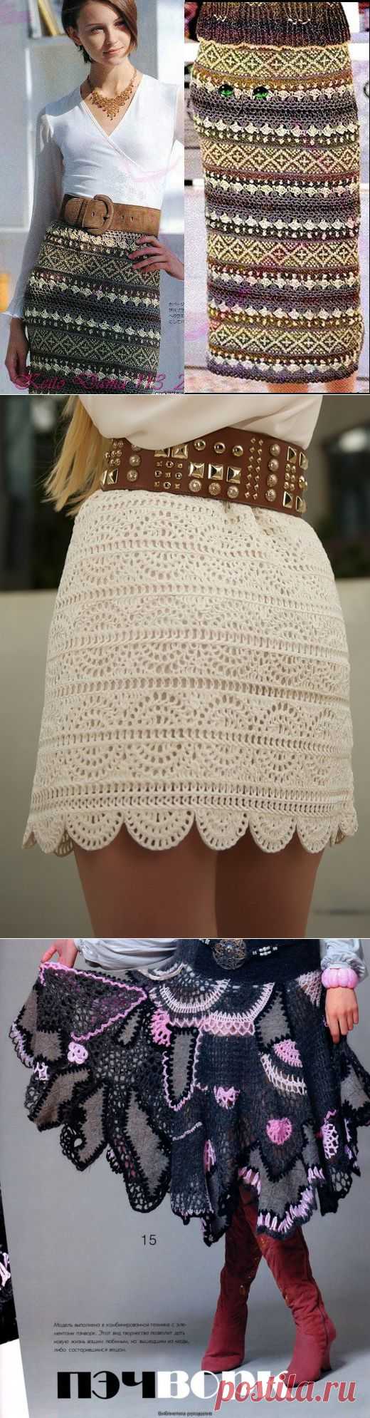 вязаная юбка - Самое интересное в блогах