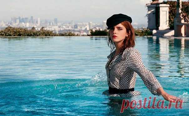 Британская актриса Эмма Уотсон (Emma Watson) появилась на обложке Porter Magazine. Она позировала Кэссу Берду (Cass Bird). / Модное Настроение