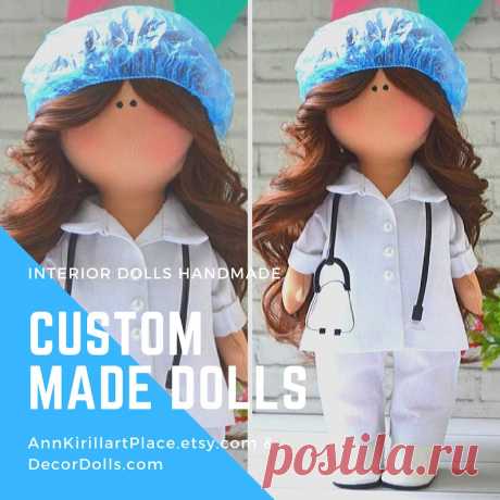 Medical Worker Fabric Doll Textile Rag Doll Cloth Tilda | Etsy