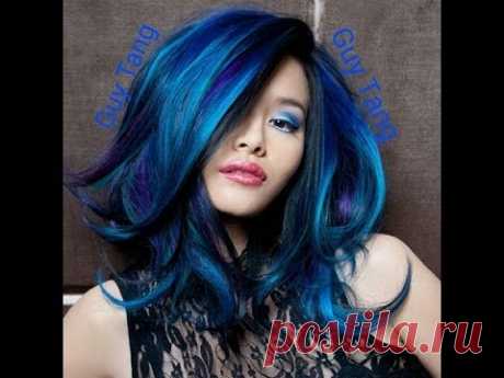 Oil Slick Ombre Hair Color