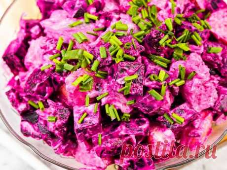 Салат из свеклы и селедки – пошаговый рецепт | Чудо-Повар
