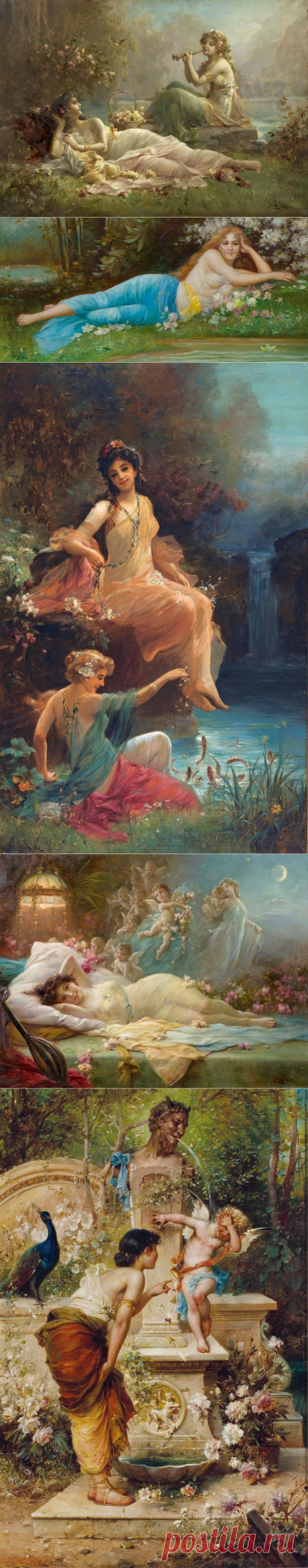 Ханс Зацка (Hans Zatzka), 1859-1945. Австрия