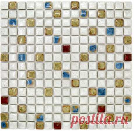 Polished porcelain mosaic tiles backsplash PCMT091 white ceramic wall tile bathroom mosaic porcelain floor tiles [PCMT091] - $17.79 : MyBuildingShop.com