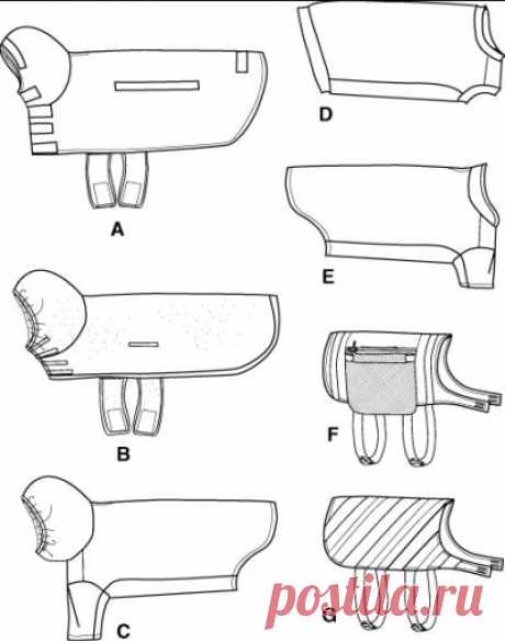 Как сшить одежду для собаки | Выкройки комбинезона и попоны | Мастер классы