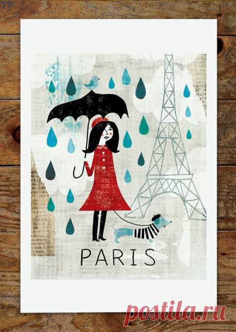 Rainy Day Paris  Art