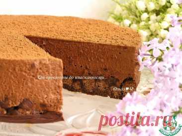 Торт "Шоколадный трюфель" без выпечки Кулинарный рецепт