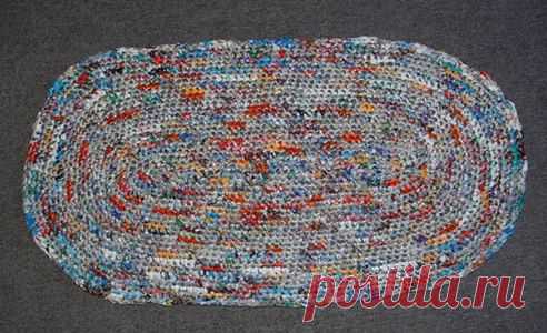 Plastic Trash Rug | My Recycled Bags.com