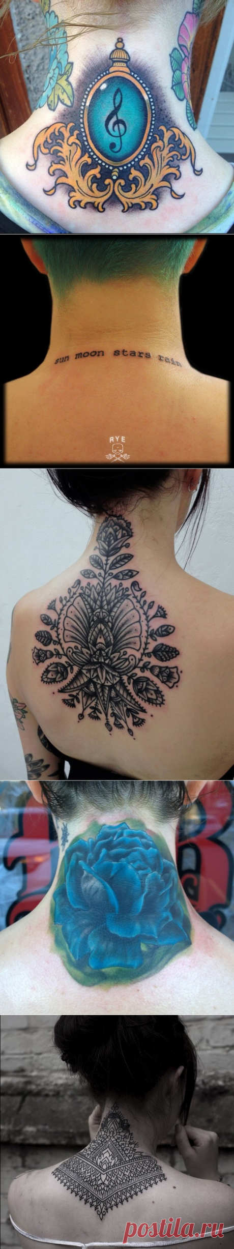 35 Awesome Back of the Neck Tattoo Designs - Choose Yours