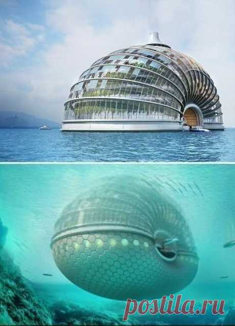 Подводный отель в Китае.