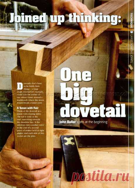 Large Dovetail Joints • WoodArchivist