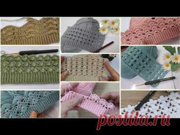 Renk Renk Tığ İşi Örgüler💯 Her Yaşa Uygun Modeller 💐 Crochet knitting patterns
