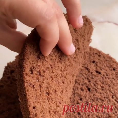 Рецепт Самый воздушный шоколадный бисквит