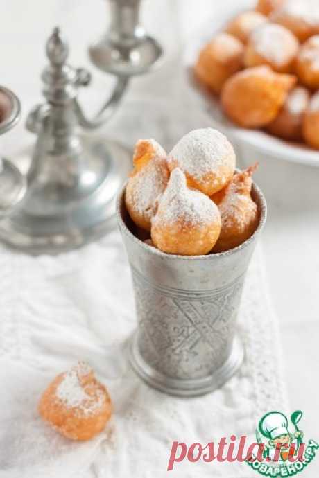 Французские заварные пончики &quot;Пе-де-нонн&quot; - кулинарный рецепт