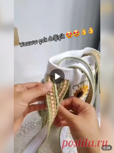 Ручки для сумки!
Идея!

#вязание • #сумка
