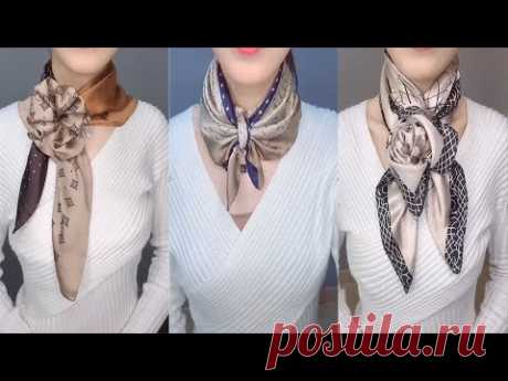 20 Ways To Wear a Scarf + How-To Tips