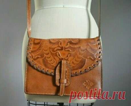 PATRICIA NASH BROWN GENUINE HAND TOOLED LEATHER CROSSBODY BAG w/ REMOVABLE STRAP  | eBay Fabulous Patricia Nash Genuine Hand Tooled Leather CrossBody Bag with an adjustable and removable Leather strap.front flap closes with a hidden magnetic snap.