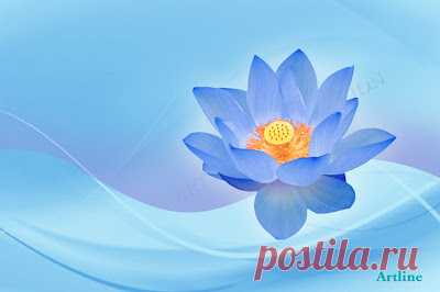 Artline : Feel The Creation!: Attractive High Quality Wallpapers Blue Lotus "Neel Kamal"-by Artline