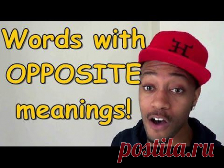 Words with opposite meanings! - YouTube