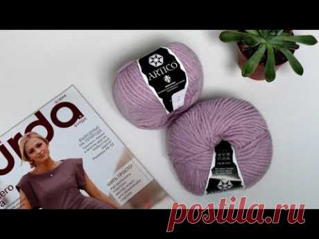 Как соединить нити при вязании без узла. How to join yarn when knitting without knots.