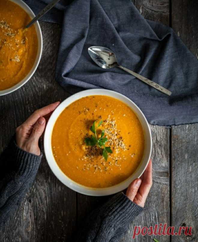 Вкусно и полезно » ​Морковный крем-суп