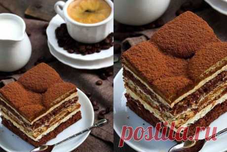 Бісквітний торт «Смак латте макіато»