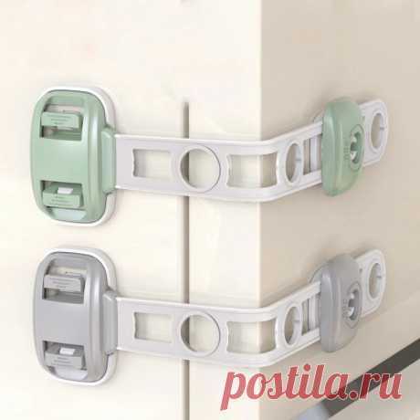 Child Safety Lock Baby Protection Anti Pinch Hand Cabinet Door Lock Refrigerator - US$2.99