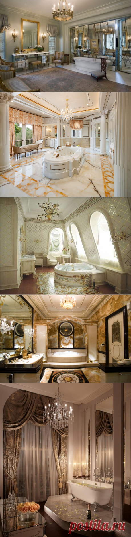 Bathrooms in the Rococo Style | Interior Design Pictures