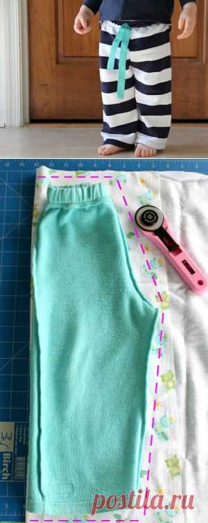 Как сшить детские штаны на резинке? | Bonanzanna