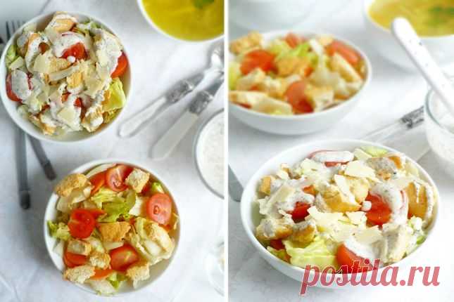 Классика мировой кулинарии и немного домашней стряпни - Овощной салат с йогуртовой заправкой