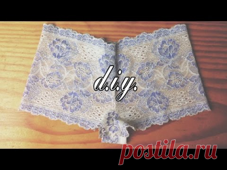 DIY Lace Underwear