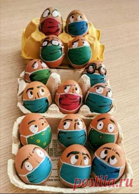Яйца на Пасху в этом году: