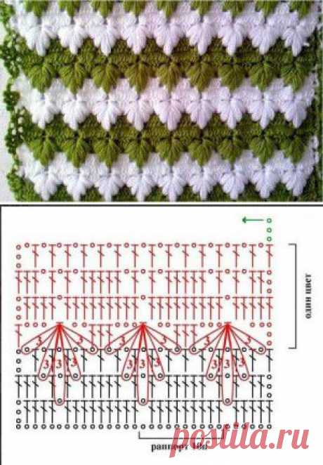 Узоры крючком. Гусиные лапки мастер класс | Все о рукоделии: схемы, мастер классы, идеи на сайте labhousehold.com