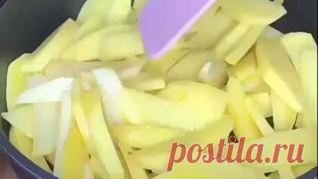 Маленькая хитрость при жарке картошки 🥔