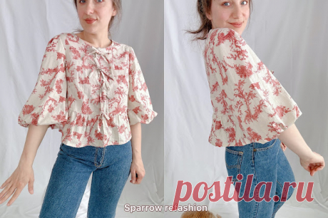 Balloon Sleeves: Free Pattern & Easy Sewing Tutorials - Sparrow Refashion: A Blog for Sewing Lovers and DIY Enthusiasts