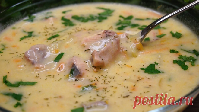 Суп рыбный с сыром | Готовим с Калниной Натальей | Дзен