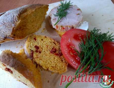 Багет тыквенно-чечевичный с вялеными томатами – кулинарный рецепт