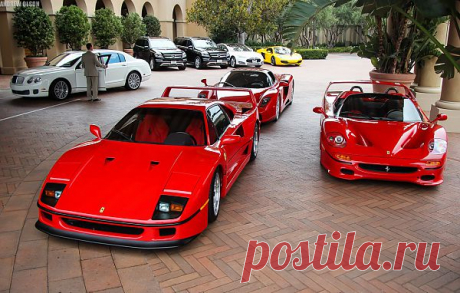 Ferrari F40, F50 и Enzo