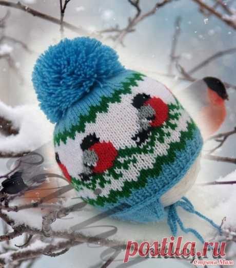 Детский свитер спицами "Снегири на снегу" » Ниткой - вязаные вещи для вашего дома, вязание крючком, вязание спицами, схемы вязания