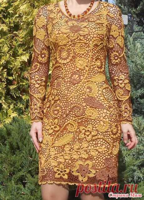 Платье Янтарное - Вязание - Страна Мам
